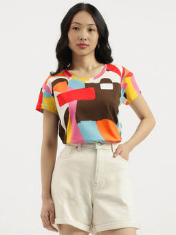 United Colors of Benetton - Women Multi-Color Printed T-Shirt