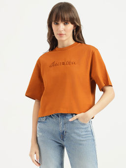 United Colors of Benetton - Women Orange Solid T-Shirt