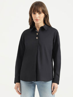 United Colors of Benetton - Women Black Solid Shirt