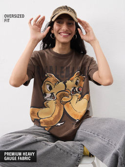 The Souled Store - Women Brown Character T-Shirt