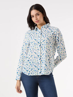 Pepe Jeans - Women White Floral Shirt
