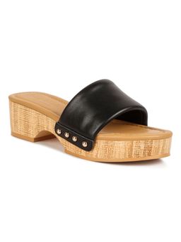 Rag & Co - Black Stud Embellished Sandals