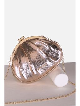 Van Heusen - Women Rose Gold Textured Party Clutch