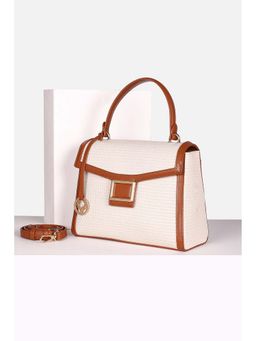 Allen Solly - Women Beige Casual Sling Bag with Detachable Strap