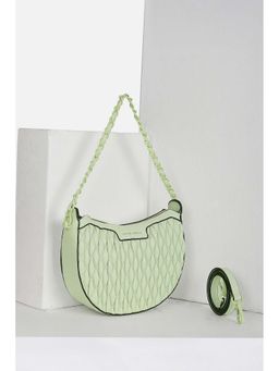 Allen Solly - Women Green Casual Sling Bag with Detachable Strap