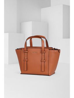 Van Heusen - Women Brown Textured Casual Handbag