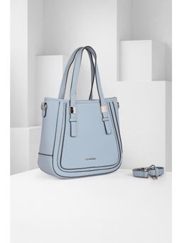 Van Heusen - Women Light Blue Textured Casual Handbag