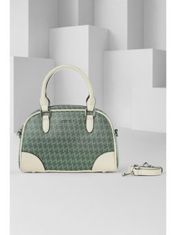 Van Heusen - Women Green Graphic Printed Casual Sling Bag With Detachable Strap