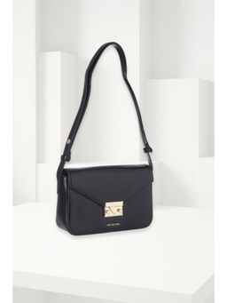 Van Heusen - Women Black Solid Casual Sling Bag