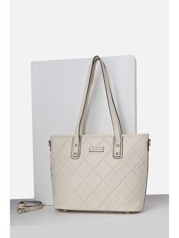 Van Heusen - Women Grey Solid Casual Handbag