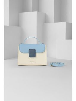 Van Heusen - Women White Colorblock Casual Sling Bag With Detachable Strap