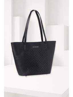 Van Heusen - Women Black Solid Casual Handbag
