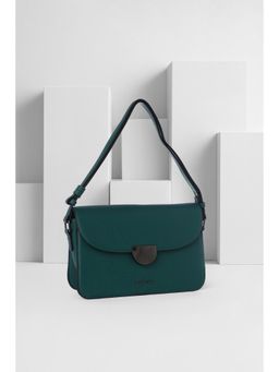 Van Heusen - Women Green Solid Casual Handbag