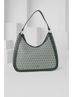 Van Heusen - Women Green Printed Casual Handbag