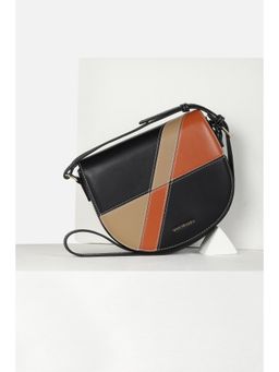 Van Heusen - Women Black Colorblock Casual Sling Bag