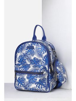 Van Heusen - Women Blue Printed Casual Backpack