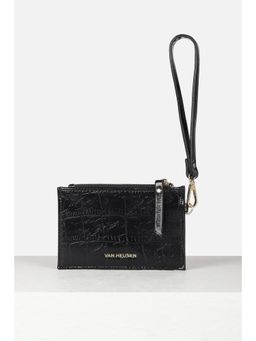 Van Heusen - Women Black Textured Casual Wallet