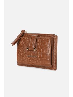 Van Heusen - Women Brown Textured Casual Wallet