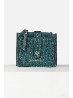 Van Heusen - Women Blue Textured Casual Wallet