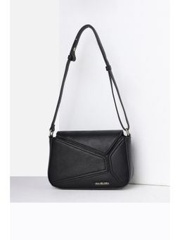 Van Heusen - Women Black Textured Casual Sling Bag
