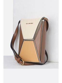 Van Heusen - Women Multi-Color Colorblock Casual Sling Bag with Detachable Strap