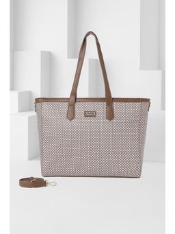Van Heusen - Women Brown Printed Formal Handbag