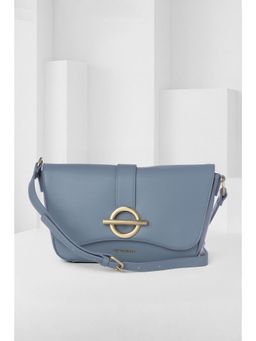Van Heusen - Women Light Blue Solid Casual Sling Bag