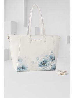 Van Heusen - Women White Printed Formal Handbag