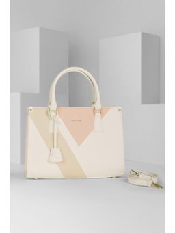 Van Heusen - Women White Colorblock Formal Handbag