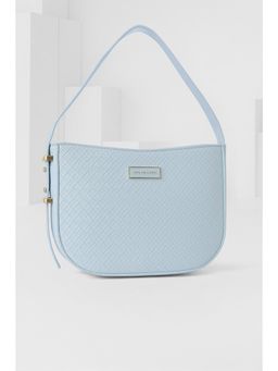 Van Heusen - Women Light Blue Textured Casual Handbag