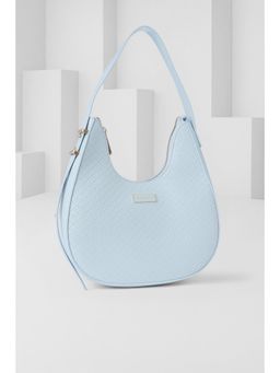 Van Heusen - Women Light Blue Textured Casual Handbag