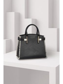 Van Heusen - Women Black Solid Casual Handbag