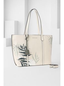 Van Heusen - Women Beige Printed Casual Handbag