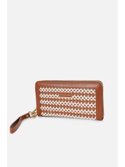 Van Heusen - Women Brown Solid Casual Wallet
