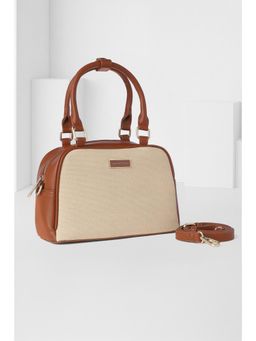 Van Heusen - Women Beige Patterned Casual Handbag