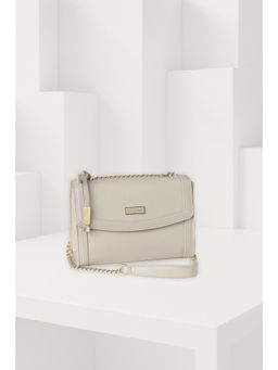 Van Heusen - Women Grey Solid Casual Sling Bag