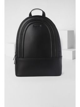 Van Heusen - Women Black Solid Casual Backpack