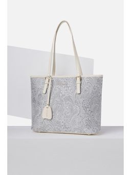 Van Heusen - Women Grey Printed Casual Handbag