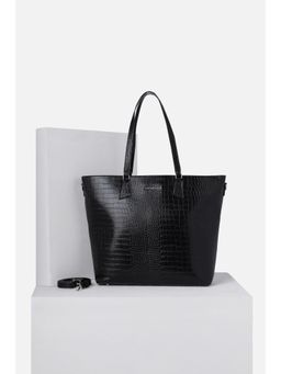 Van Heusen - Women Black Textured Casual Handbag