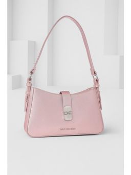 Van Heusen - Women Pink Textured Casual Handbag