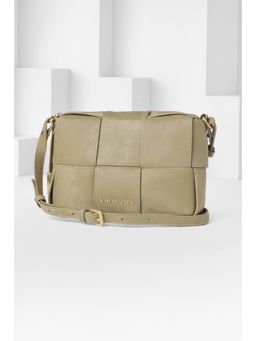 Van Heusen - Women Olive Textured Casual Sling Bag