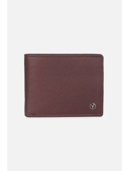 Van Heusen - Men Maroon Genuine Leather Wallet