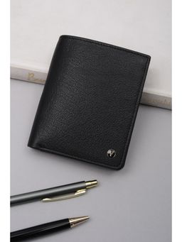 Van Heusen - Men Black Genuine Leather Wallet