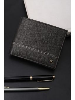Van Heusen - Men Black Genuine Leather Wallet