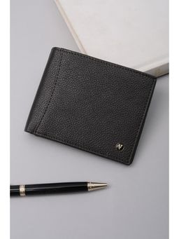 Van Heusen - Men Black Genuine Leather Wallet