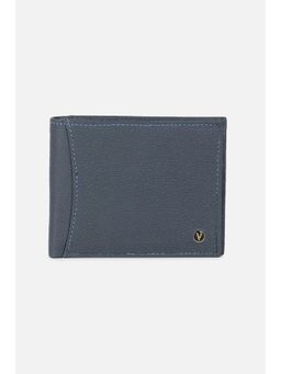 Van Heusen - Men Blue Genuine Leather Wallet