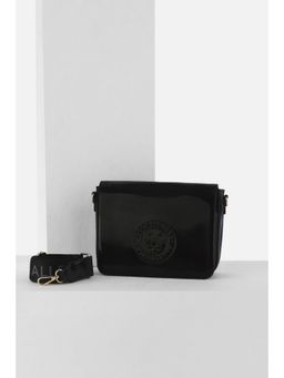 Allen Solly - Women Black Casual Sling Bag With Detachable Strap