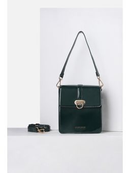 Allen Solly - Women Green Casual Sling Bag With Detachable Strap