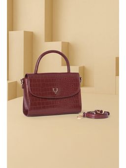 Allen Solly - Women Maroon Casual Sling Bag With Detachable Strap