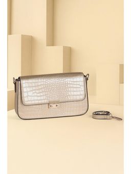 Allen Solly - Women Beige Casual Sling Bag With Detachable Strap